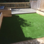 Artificial grass laying