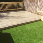 Decked back garden