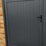 Wooden garden gate