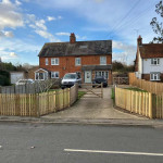 Front garden fencing