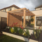 Garden entertaining area