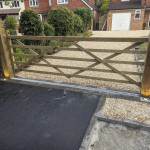 Driveway fence