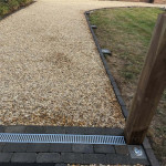 Stone driveway